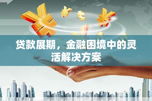 大庆贷款展期，金融困境中的灵活解决方案