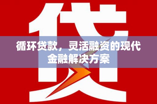 大庆循环贷款，灵活融资的现代金融解决方案