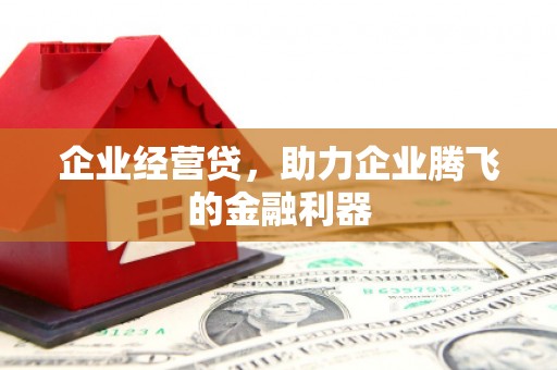 大庆企业经营贷，助力企业腾飞的金融利器