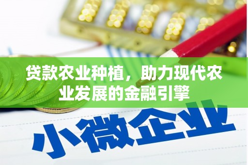 大庆贷款农业种植，助力现代农业发展的金融引擎
