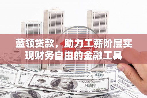 大庆蓝领贷款，助力工薪阶层实现财务自由的金融工具