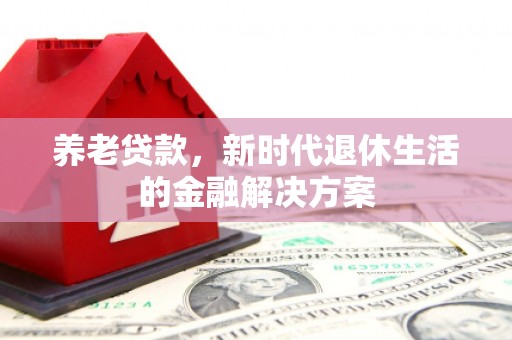 大庆养老贷款，新时代退休生活的金融解决方案